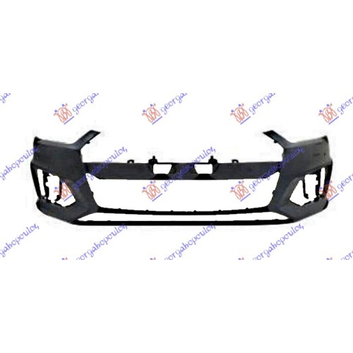 Parakolpi i përparmë (gati për ngjyrosje) (me hapje për sensorë parkimi) + spërkatëse) për AUDI A5 16-19 - OEM: 8W6807065E