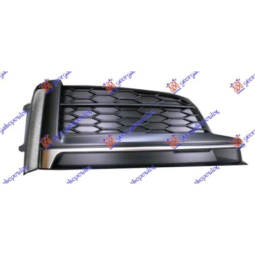 Grilë në parakolpin e përparmë (s-line) për AUDI A5 16-19 - OEM: 8W6807682FRU6