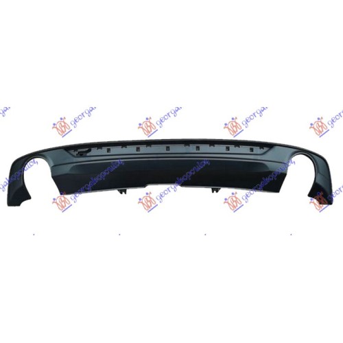 Spoiler i poshtëm në parakolpin e pasëm (me 2 tuba individaul shkarkimi) (s-line) për AUDI A5 16-19 - OEM: 8W6807521C Spoiler i poshtëm në parakolpin e pasëm (me 2 tuba individaul shkarkimi) (s-line) për AUDI A5 16-19 - OEM: 8W6807521C