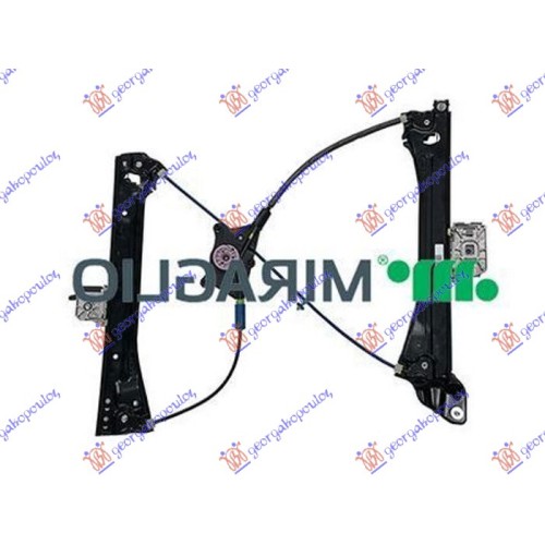 Ngritës/rregullator për dritaren e përparme elektrik (pa motor) kabriolet (А cilësi) për AUDI A5 16-19 - OEM: 8W7837461B Ngritës/rregullator për dritaren e përparme elektrik (pa motor) kabriolet (А cilësi) për AUDI A5 16-19 - OEM: 8W7837461B