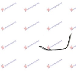 Shirit në parakolpin e pasëm me shkëlqim me ngjyrë të zezë (s-line/s5) për AUDI A5 19- - OEM: 8W6853556T94