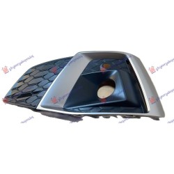 Grilë në parakolpin e përparmë me shirit kromi (me hapje për drita të mjegullës) (s-line) (me hapje për sensor parkimi) për AUDI A5 19- - OEM: 8W6807681T3Q7 Grilë në parakolpin e përparmë me shirit kromi (me hapje për drita të mjegullës) (s-line) (me hapje për sensor parkimi) për AUDI A5 19- - OEM: 8W6807681T3Q7