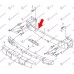 Shinë/bazë në parakolpin e përparmë (alumin) për AUDI A3 SPORT SEDAN/CABRIO 13-16 - OEM: 8V0807109