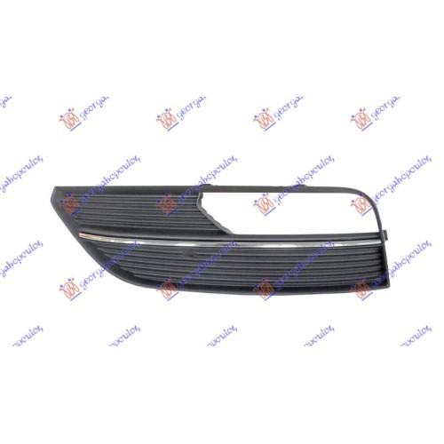 Grilë në parakolpin e përparmë (me hapje për drita të mjegullës) për AUDI A3 3D/SPORTBACK 12-16 - OEM: 8V3807681ASP9 Grilë në parakolpin e përparmë (me hapje për drita të mjegullës) për AUDI A3 3D/SPORTBACK 12-16 - OEM: 8V3807681ASP9