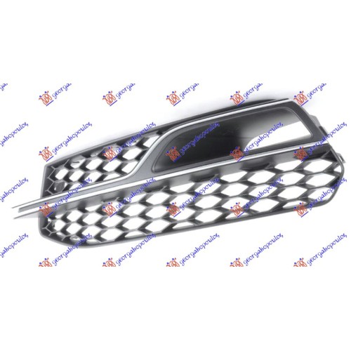 Grilë në parakolpin e përparmë (s3) për AUDI A3 3D/SPORTBACK 12-16 - OEM: 8V3807681QBMO