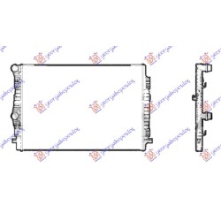 Radiator për motor 1.5 TFSi//hibrid benzinë - 2.0 TDI dizel (650x445) (KOYO) për AUDI A3 SPORT SEDAN/CABRIO 16-20 Radiator për motor 1.5 TFSi//hibrid benzinë - 2.0 TDI dizel (650x445) (KOYO) për AUDI A3 SPORT SEDAN/CABRIO 16-20