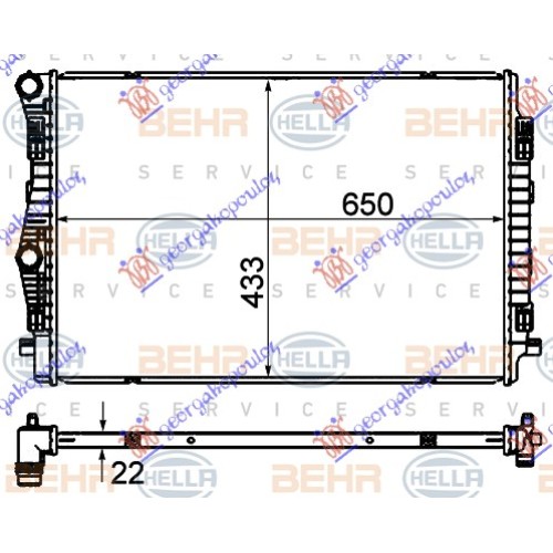Radiator për motor 1.5 TFSi//hibrid benzinë - 2.0 TDI dizel (650x445) (MAHLE BEHR) për AUDI A3 SPORT SEDAN/CABRIO 16-20 - OEM: 5Q0121251EQ Radiator për motor 1.5 TFSi//hibrid benzinë - 2.0 TDI dizel (650x445) (MAHLE BEHR) për AUDI A3 SPORT SEDAN/CABRIO 16-20 - OEM: 5Q0121251EQ