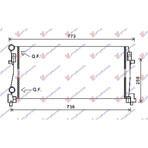 Radiator për motor 1.2 TFSi benzinë - 1.6 TDi dizel (650x325x24) për AUDI A3 SPORT SEDAN/CABRIO 16-20 - OEM: 5Q0121251EB Radiator për motor 1.2 TFSi benzinë - 1.6 TDi dizel (650x325x24) për AUDI A3 SPORT SEDAN/CABRIO 16-20 - OEM: 5Q0121251EB
