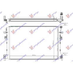 Radiator shtesë për motor 1.5 TFSI benzinë - 2.0 TDI dizel (620x410x26) për AUDI A3 SPORT SEDAN/CABRIO 16-20 - OEM: 5Q0121251EK Radiator shtesë për motor 1.5 TFSI benzinë - 2.0 TDI dizel (620x410x26) për AUDI A3 SPORT SEDAN/CABRIO 16-20 - OEM: 5Q0121251EK