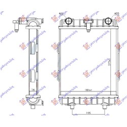 Radiator shtesë për motor 2.0 TFSi - S3 benzinë (215x180x26) për AUDI A3 SPORT SEDAN/CABRIO 16-20 - OEM: 5Q0121251HA Radiator shtesë për motor 2.0 TFSi - S3 benzinë (215x180x26) për AUDI A3 SPORT SEDAN/CABRIO 16-20 - OEM: 5Q0121251HA