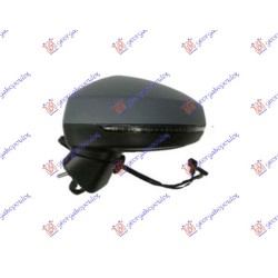 Pasqyrë elektrike me ngrohje (gati për ngjyrosje) (me drita pulsuese) (xham asferik) për AUDI A3 3D/SPORTBACK 16-20 - OEM: 8V1857409F