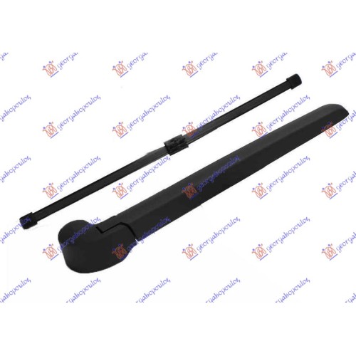 Larës dritaresh i pasëm me krah dhe teh 345mm për AUDI A3 3D/SPORTBACK 12-16 - OEM: 8V3955407 Larës dritaresh i pasëm me krah dhe teh 345mm për AUDI A3 3D/SPORTBACK 12-16 - OEM: 8V3955407