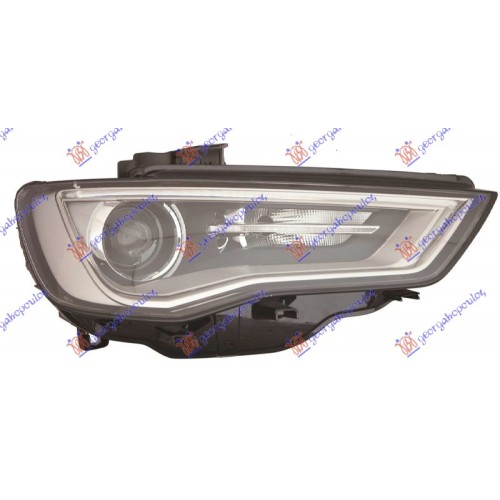 Fenerë bi-xenon me LEDDritë ditoreDritë gri (kabriolet) (E) (DEPO) për AUDI A3 SPORT SEDAN/CABRIO 13-16 - OEM: 8V0941044C
