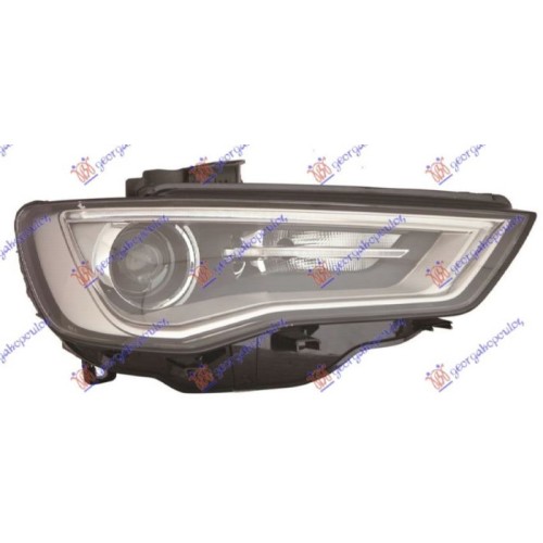 Fenerë bi-xenon me LEDDritë ditoreDritë gri (kabriolet) (E) (TYC) për AUDI A3 SPORT SEDAN/CABRIO 13-16 - OEM: 8V0941044C