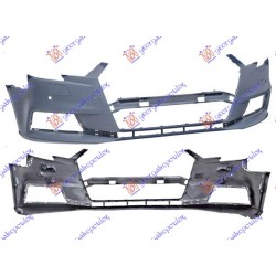 Parakolpi i përparmë (gati për ngjyrosje) (me/pa spërkatëse) (me hapje për sensor parkimi) për AUDI A3 3D/SPORTBACK 16-20 - OEM: 8V0807065SGRU