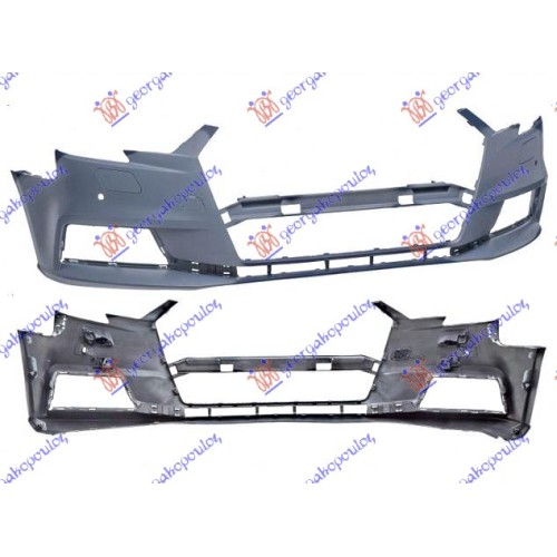 Parakolpi i përparmë (gati për ngjyrosje) (me/pa spërkatëse) (me hapje për sensor parkimi) për AUDI A3 3D/SPORTBACK 16-20 - OEM: 8V0807065SGRU Parakolpi i përparmë (gati për ngjyrosje) (me/pa spërkatëse) (me hapje për sensor parkimi) për AUDI A3 3D/SPORTBACK 16-20 - OEM: 8V0807065SGRU