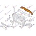 Bazë përMaskë/grilë e sipërme e brendshme plastik për AUDI A3 3D/SPORTBACK 16-20 - OEM: 8V3853949