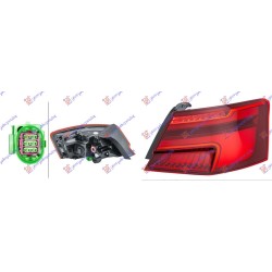 Dritë stop e jashtme LED dynamic (HELLA) për AUDI A3 3D/SPORTBACK 16-20 - OEM: 8V3 945 092