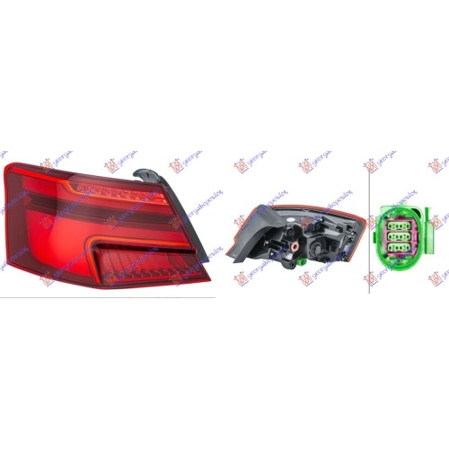 Dritë stop e jashtme LED dynamic (HELLA) për AUDI A3 3D/SPORTBACK 16-20 - OEM: 8V3 945 091 Dritë stop e jashtme LED dynamic (HELLA) për AUDI A3 3D/SPORTBACK 16-20 - OEM: 8V3 945 091