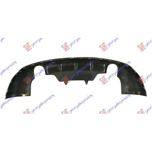 Spoiler i poshtëm në parakolpin e pasëm (me 2 tuba individaul shkarkimi) (me hapje për sensor parkimi) për AUDI Q5 12-16 - OEM: 8R0 807 521 AQ