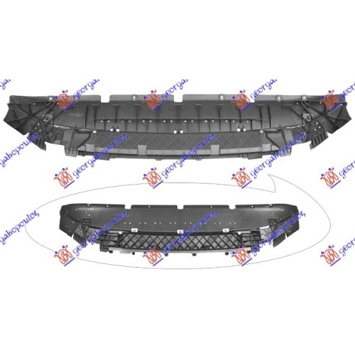 Mbrojtje/kapak nën parakolpin e përparmë plastik për AUDI Q5 16-20 - OEM: 80A807233A Mbrojtje/kapak nën parakolpin e përparmë plastik për AUDI Q5 16-20 - OEM: 80A807233A