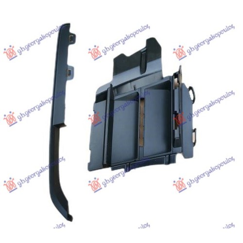 Grilë në parakolpin e përparmë pjesa e brendshme (s-line) për AUDI Q5 16-20 - OEM: 80A807246B