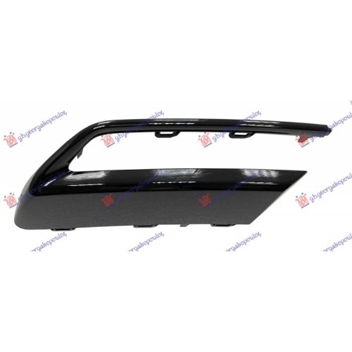 Shirit anësor për parakolpin e pasëm, e zezë (shkarkim) për AUDI Q5 2020-2024 - OEM: 80A853053T94
