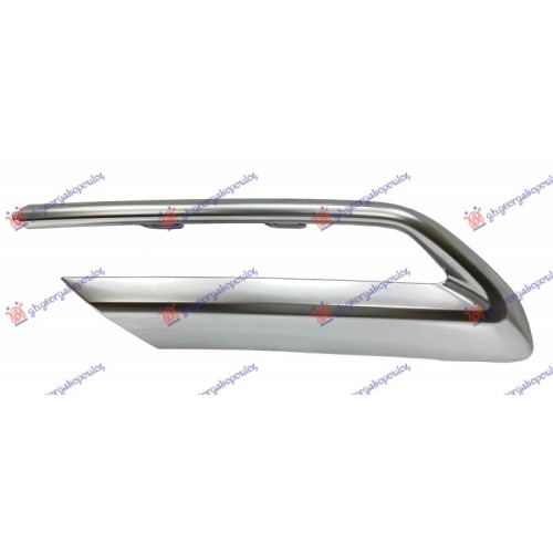 Shirit anësor për parakolpin e pasëm, krom (shkarkim) për AUDI Q5 2020-2024 - OEM: 80A8530543Q7