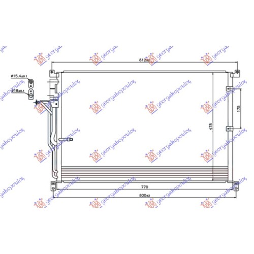 Radiator i kondicionerit për të gjithë modelet benzinë/dizel -06 (730x480x16) për AUDI A8 02-09 - OEM: 4E0260403F Radiator i kondicionerit për të gjithë modelet benzinë/dizel -06 (730x480x16) për AUDI A8 02-09 - OEM: 4E0260403F