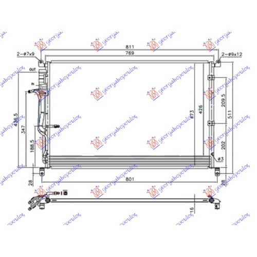 Radiator i kondicionerit për të gjithë modelet benzinë/dizel 06- (730x480x16) për AUDI A8 02-09 - OEM: 4E0260403N Radiator i kondicionerit për të gjithë modelet benzinë/dizel 06- (730x480x16) për AUDI A8 02-09 - OEM: 4E0260403N