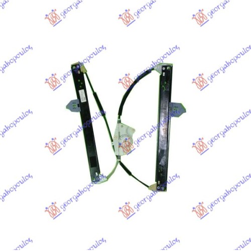 Ngritës/rregullator për dritaren e pasme elektrik (pa motor) për AUDI A8 02-09 - OEM: 4E0839462C