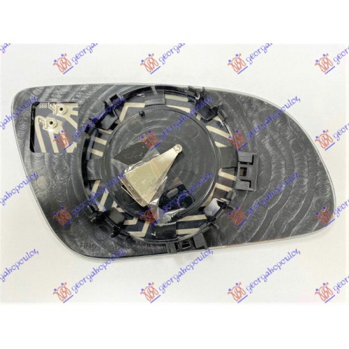Xham për pasqyrë me ngrohje -07 (ngjyrë e ngjyrë e kaltër) (xham asferik) për AUDI A8 02-09 - OEM: 4E0857535B