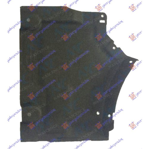 Mbrojtje/kapak i nënshasisë (i përparëm ) plastik për AUDI A8 09-13 - OEM: 4H0825190