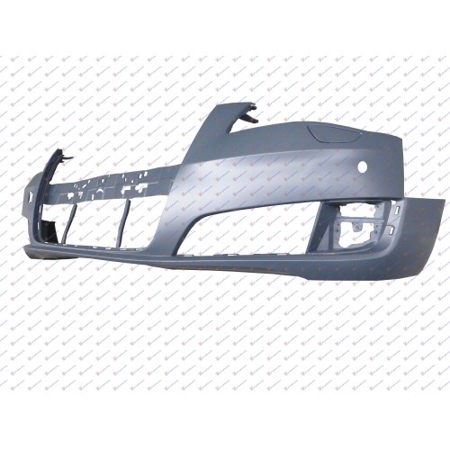 Parakolpi i përparmë (gati për ngjyrosje) (me hapje për sensorë parkimi) + spërkatëse) për AUDI A8 09-13 - OEM: 4H0807065E