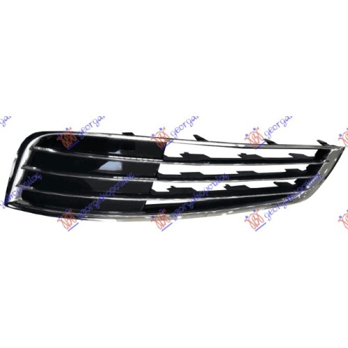 Grilë në parakolpin e përparmë (pa hapje për dirtë të mjegullës) (me 3 Shirit a) për AUDI A8 09-13 - OEM: 4H0807679K Grilë në parakolpin e përparmë (pa hapje për dirtë të mjegullës) (me 3 Shirit a) për AUDI A8 09-13 - OEM: 4H0807679K