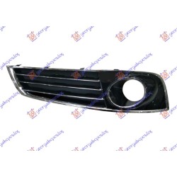 Grilë në parakolpin e përparmë (me hapje për drita të mjegullës) (me 3 Shirit a kromi) për AUDI A8 09-13 - OEM: 4H0807679DT94 Grilë në parakolpin e përparmë (me hapje për drita të mjegullës) (me 3 Shirit a kromi) për AUDI A8 09-13 - OEM: 4H0807679DT94