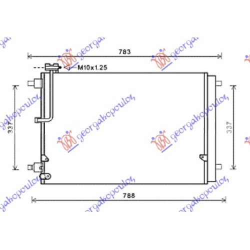 Radiator i kondicionerit 3.0-4.0TFSi PTRL (67.5x44x1.6) për AUDI A8 09-13 - OEM: 4H0260403D Radiator i kondicionerit 3.0-4.0TFSi PTRL (67.5x44x1.6) për AUDI A8 09-13 - OEM: 4H0260403D