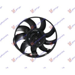 Ventilator (Motor + helikë) (390mm) (4 pinë) për AUDI A6 10-14 - OEM: 4H0959455AB