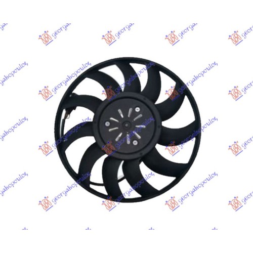 Ventilator (Motor + helikë) 4.0 TFSI benzinë (380mm) (400W) (i djathtë) për AUDI A6 14-18 - OEM: 4H0959455AG