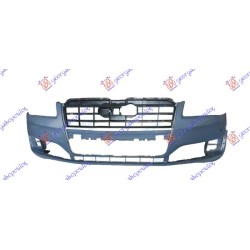 Parakolpi i përparmë (gati për ngjyrosje) (me hapje për sensorë parkimi) + spërkatëse) për AUDI A8 13-17 - OEM: 4H0807065K Parakolpi i përparmë (gati për ngjyrosje) (me hapje për sensorë parkimi) + spërkatëse) për AUDI A8 13-17 - OEM: 4H0807065K