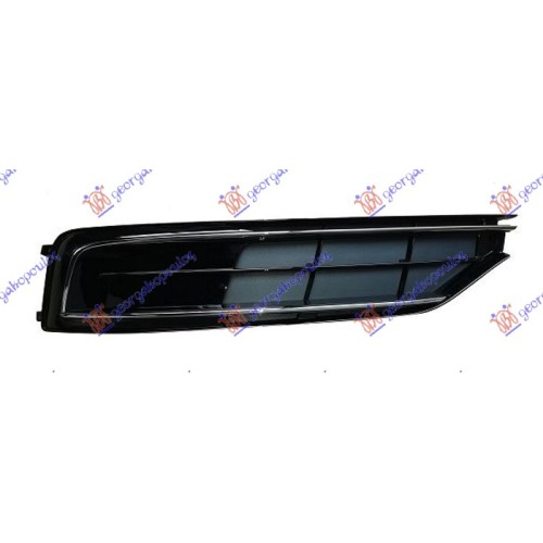 Grilë në parakolpin e përparmë me krom për AUDI A8 13-17 - OEM: 4H0807679R Grilë në parakolpin e përparmë me krom për AUDI A8 13-17 - OEM: 4H0807679R