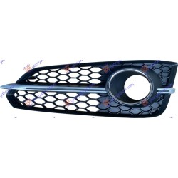 Grilë në parakolpin e përparmë me krom e hapur (me hapje për sensor) (s8) për AUDI A8 13-17 - OEM: 4H0807679AF Grilë në parakolpin e përparmë me krom e hapur (me hapje për sensor) (s8) për AUDI A8 13-17 - OEM: 4H0807679AF