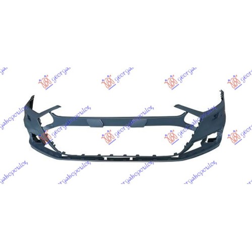 Parakolpi i përparmë (gati për ngjyrosje) (me hapje për sensorë parkimi) + spërkatëse) për AUDI A8 17-21 - OEM: 4N0807065GRU