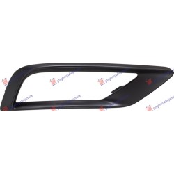 Shirit i tubit të pasmë të shkarkimit me ngjyrë të zezë (S-LINE) për AUDI Q8 18-22 - OEM: 4M8 807 513 A Y9B