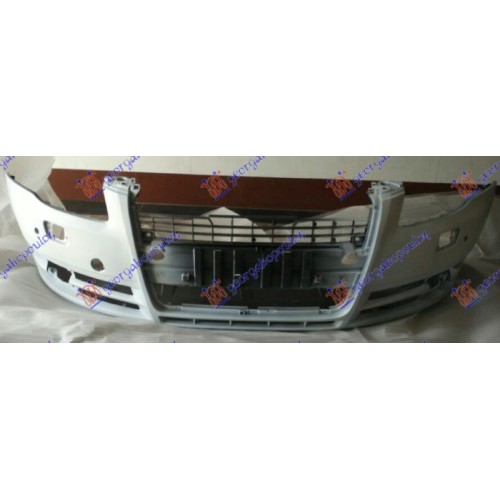 Parakolpi i përparmë (gati për ngjyrosje) (me hapje për sensorë parkimi) + spërkatëse) për AUDI A4 04-07 - OEM: 8E0807105C Parakolpi i përparmë (gati për ngjyrosje) (me hapje për sensorë parkimi) + spërkatëse) për AUDI A4 04-07 - OEM: 8E0807105C