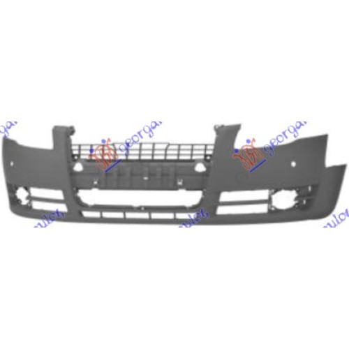 Parakolpi i përparmë (gati për ngjyrosje) (me hapje për sensorë parkimi) për AUDI A4 04-07 - OEM: 8E0807105BGRU