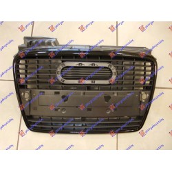 Maskë pvc/grilë (kornizë me ngjyrë të zezë ) (pa mbajtës për targa) për AUDI A4 04-07