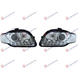 Fenerë set tipi a5 krom për AUDI A4 04-07