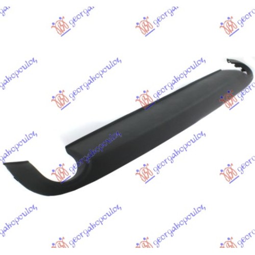 Spoiler i poshtëm në parakolpin e pasëm (2 tubë shkarikimidhe hapje) për AUDI A4 04-07 - OEM: 8E0807521B