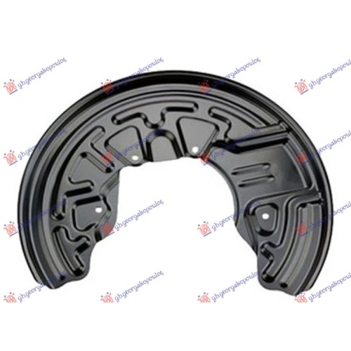 Mbrojtës prej frenave nga pluhuri në anën e përparme (diametri i diskut 345mm) (ATE, TEVES) (alumini) për AUDI A4 04-07 - OEM: 8E0615311C Mbrojtës prej frenave nga pluhuri në anën e përparme (diametri i diskut 345mm) (ATE, TEVES) (alumini) për AUDI A4 04-07 - OEM: 8E0615311C
